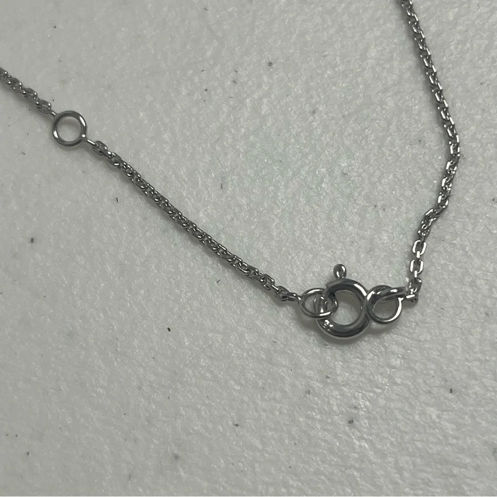 $3,550 Louis Vuitton LV Volt One Small Pendant 18-K White Gold Diamond Necklace - Picture 6 of 11